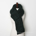 Women′s Winter Warm Thick Merlange Mohair Long Knitted Shawl Scarf (SK145)